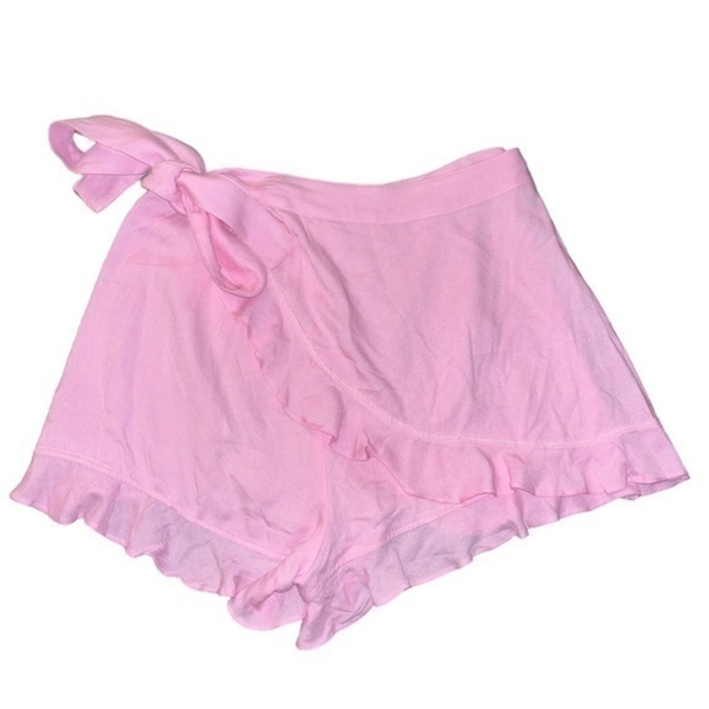 Sugar Thrillz pink ruffle shorts M